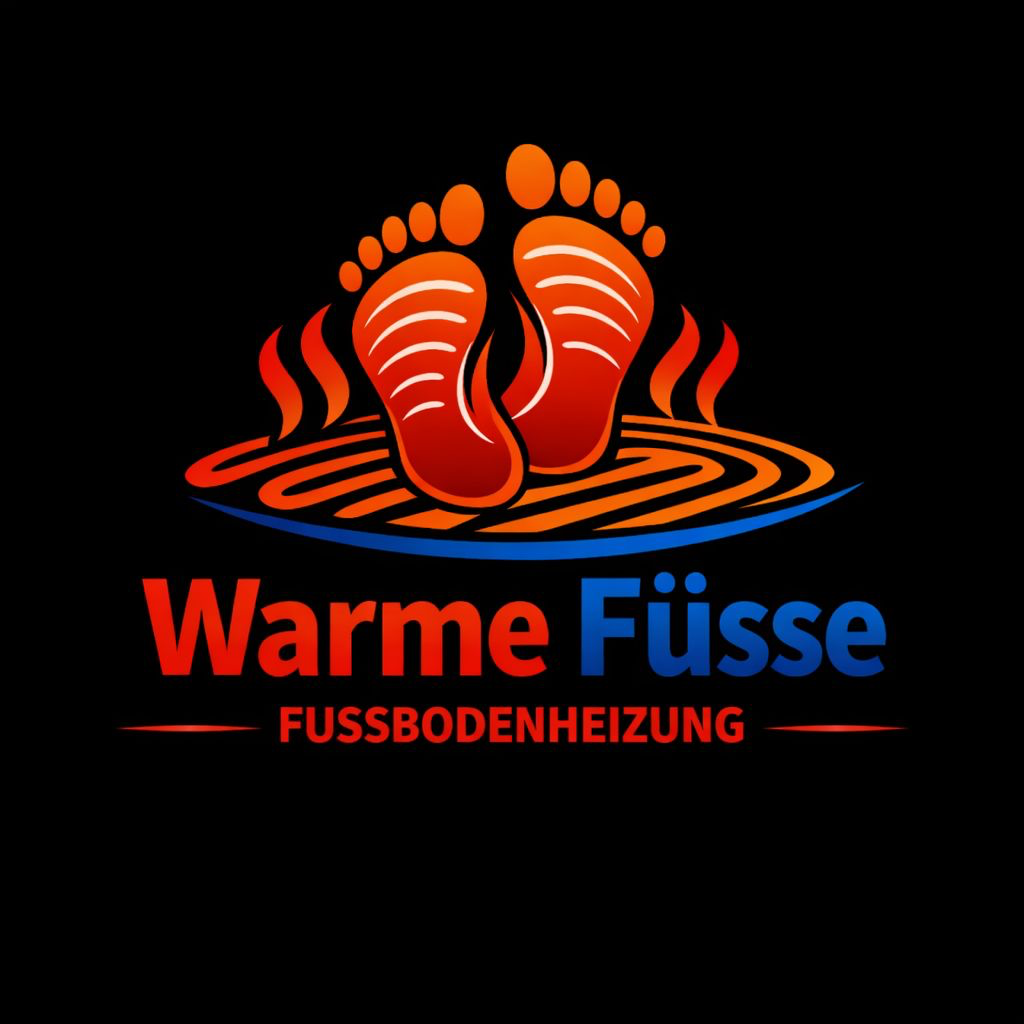 Warme Füsse Fussbodenheizung Logo